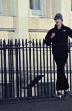 NICOLE KIDMAN Out Jogging in London 12/14/2016