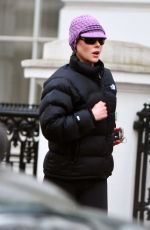 NICOLE KIDMAN Out Jogging in London 12/15/2016