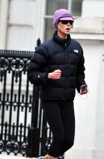 NICOLE KIDMAN Out Jogging in London 12/15/2016