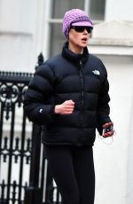 NICOLE KIDMAN Out Jogging in London 12/15/2016