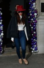 NICOLE SCHERZINGER Leaves Her Hotel in London 12/02/2016