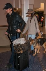 NIKKI REED at LAX Airport in Los Angeles 12/10/2016