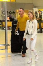OLA JORDAN at Heathrow Airport in London 12/07/2016