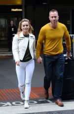 OLA JORDAN at Heathrow Airport in London 12/07/2016