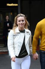 OLA JORDAN at Heathrow Airport in London 12/07/2016