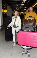 OLA JORDAN at Heathrow Airport in London 12/07/2016