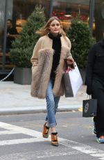 OLIVIA PALERMO Out Shopping in New York 12/02/2016