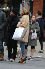 OLIVIA PALERMO Out Shopping in New York 12/02/2016