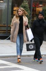 OLIVIA PALERMO Out Shopping in New York 12/02/2016