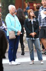OLIVIA THIRLBY Out at The Grove in Los Angeles 12/12/2016