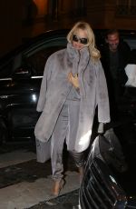 PAMELA ANDERSON at Charles De Gaulle Airport in Paris 12/17/2016