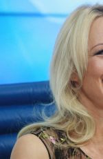 PAMELA ANDERSON at Press Conference to Promote Ifaw in Moscow 12/16/2016
