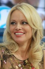 PAMELA ANDERSON at Press Conference to Promote Ifaw in Moscow 12/16/2016