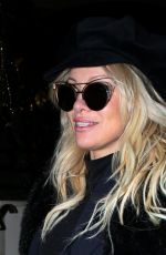 PAMELA ANDERSON Out in Paris 12/18/2016
