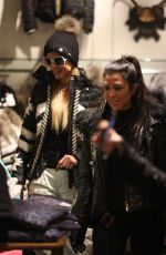 PARIS HILTON Out Shopping in Aspen 12/27/2016