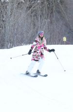 PARIS HILTON Out Skiing in Aspen 12/27/2016