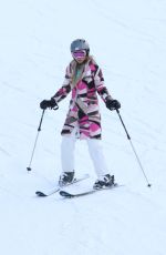 PARIS HILTON Out Skiing in Aspen 12/27/2016