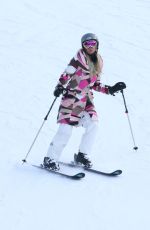 PARIS HILTON Out Skiing in Aspen 12/27/2016