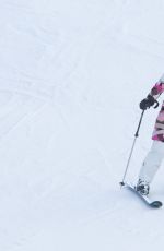 PARIS HILTON Out Skiing in Aspen 12/27/2016