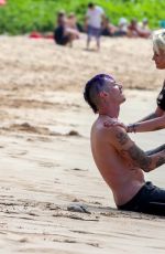 PARIS JACKSON in Bikini at a Beach in Maui 12/21/2016