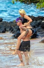 PARIS JACKSON in Bikini at a Beach in Maui 12/21/2016