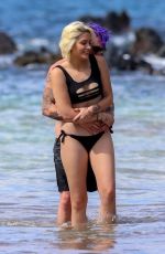 PARIS JACKSON in Bikini at a Beach in Maui 12/21/2016