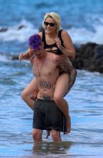 PARIS JACKSON in Bikini at a Beach in Maui 12/21/2016