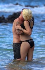 PARIS JACKSON in Bikini at a Beach in Maui 12/21/2016