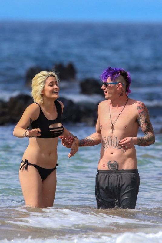 PARIS JACKSON in Bikini at a Beach in Maui 12/21/2016 – HawtCelebs