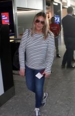 PATSY KENSIT at Heathrow Airport in London 12/22/2016