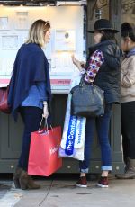 PERREY REEVES Out for Christmas Shopping in Los Angeles 12/16/2016