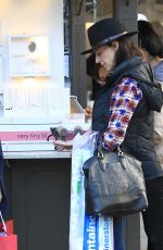 PERREY REEVES Out for Christmas Shopping in Los Angeles 12/16/2016