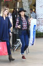 PERREY REEVES Out for Christmas Shopping in Los Angeles 12/16/2016