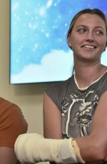 PETRA KVITOVA at a Press Conference in Prague 12/23/2016