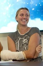 PETRA KVITOVA at a Press Conference in Prague 12/23/2016