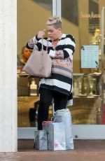 PINK Out for Christmas Shopping in Beverly Hills 12/21/2016