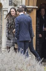 PIPPA MIDDLETON and James Mathews at Christmas Church Service at St Mark