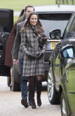 PIPPA MIDDLETON and James Mathews at Christmas Church Service at St Mark