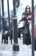 PIPPA MIDLETON Walks Her Dog Out in London 12/13/2016