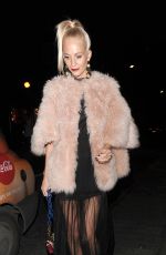 POPPY DELEVINGNE at Love Magazine Xmas Party in London 12/16/2016