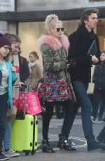 POPPY DELEVINGNE Out for Shopping on Bond Street in London 12/22/2016