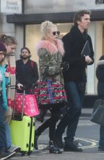 POPPY DELEVINGNE Out for Shopping on Bond Street in London 12/22/2016