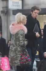 POPPY DELEVINGNE Out for Shopping on Bond Street in London 12/22/2016