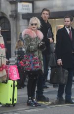 POPPY DELEVINGNE Out for Shopping on Bond Street in London 12/22/2016