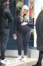 Pregnant JENNA JAMESON Out Shoping in Los Angeles 12/21/2016