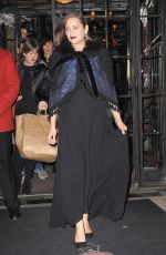 Pregnant MARION COTILLARD Out and About in New York 12/13/2016
