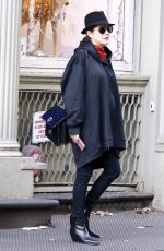 Pregnant MARION COTILLARD Out and About in New York 12/14/2016