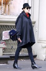Pregnant MARION COTILLARD Out and About in New York 12/14/2016