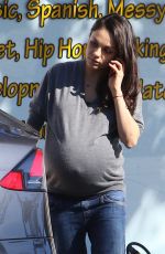 Pregnant MILA KUNIS Out in Studio City 11/29/2016