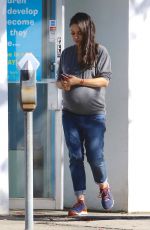 Pregnant MILA KUNIS Out in Studio City 11/29/2016